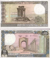 Billets Banque Liban Pk N° 67 - 250 Livres - Libanon