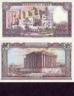 Billets Collection Liban Pk N° 65 - 50 Livres - Liban