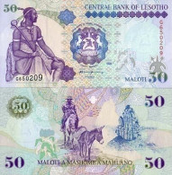 Billets Collection Lesotho Pk N° 17 - 50 Maloti - Lesotho