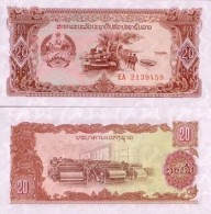 Billets Banque Laos Pk N° 28 - 20 Kip - Laos