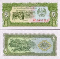 Billet De Banque Laos Pk N° 26 - 5 Kip - Laos