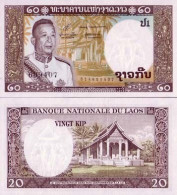 Billets De Banque Laos Pk N° 11 - 20 Kip - Laos