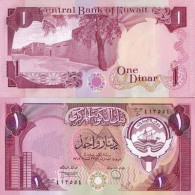 Billet De Collection Koweit Pk N° 13 - 1 Dinar - Koeweit