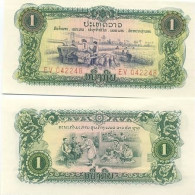 Billets Banque Laos Pk N° 19A - 1 Kip - Laos