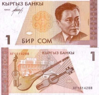 Billets De Banque Kirghizstan Pk N° 7 - 1 Som - Kirghizistan