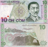 Billet De Banque Kirghizstan Pk N° 14 - 10 Som - Kirguistán