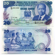 Billet De Collection Kenya Pk N° 21 - 20 Shilling - Kenia