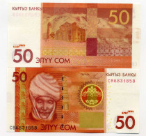 Billets Banque Kirghizstan Pk N° 25 - 50 Som - Kirgizïe