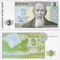 Billet De Collection Kazakhstan Pk N° 8 - 3 Tenge - Kasachstan