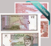 Oman - Collection De 3 Billets De Banque Tous Différents. - Oman