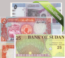 Soudan - Collection De 5 Billets De Banque Tous Différents. - Sudan