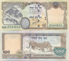 Billets De Banque Nepal Pk N° 66 - 500 Rupees - Nepal