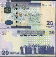 Billets De Banque Libye Pk N° 74 - 20 Dinar - Libië