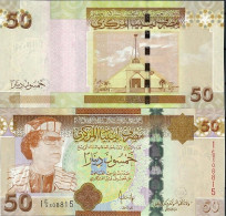 Billets De Banque Libye Pk N° 75 - 50 Dinar - Libië