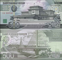 Coree Nord - Pk N°  44 - Billet De Banque De 500 Won - Corée Du Nord