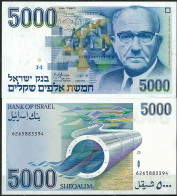 Israel - Pk N° 50 - Billet De Banque De 5000 Sheqalim - Israël