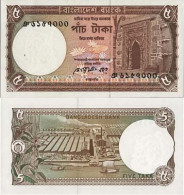 Billets Banque Bangladesh Pk N° 25 - 5 Taka - Bangladesch