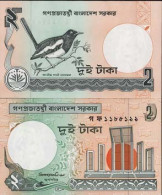 Billets De Banque Bangladesh Pk N° 6H - 2 Taka - Bangladesch