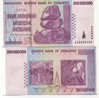 Billets Collection Zimbabwe Pk N° 82 - 500 Millions Dollars - Zimbabwe