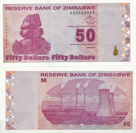 Billets De Collection Zimbabwe Pk N° 96 - 50 Dollars - Zimbabwe