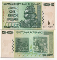 Billets Banque Zimbabwe Pk N° 83 - 1 Milliards Dollars - Zimbabwe