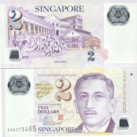 Billets De Collection Singapour Pk N° 46 - 2 Dollar - Singapour