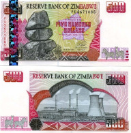 Billet De Collection ZIMBABWE Pk N° 11 - 500 Dollars - Zimbabwe