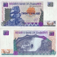 Billet De Banque Zimbabwe Pk N° 7 - 20 Dollars - Zimbabwe