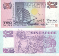 Billets De Collection Singapour Pk N° 28 - 2 Dollars - Singapour