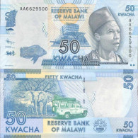 Billets De Collection Malawi Pk N° 58 - 50 Kwacha - Malawi