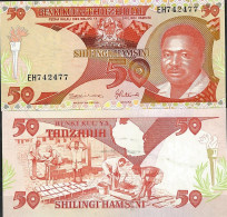 Billet De Banque Tanzanie Pk N° 19 - De 50 Shilings - Tanzanie