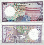 Billet De Banque Sri Lanka Pk N° 93 - De 20 Rupees - Sri Lanka