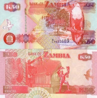 Billets Banque Zambie Pk N° 37 - 50 Kwacha - Zambia