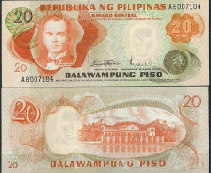 Billet De Banque Philippines Pk N° 150 - De 20 Pesos - Philippines