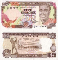 Billets Banque Zambie Pk N° 30 - 5 Kwacha - Sambia