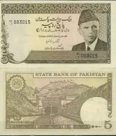 Pakistan - Pk N° 33 - Billet De Banque De 5 Ruppees - Pakistán