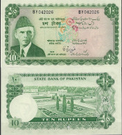 Pakistan - Pk N° 21 - Billet De Banque De 10 Ruppee - Pakistán