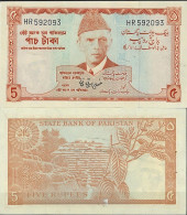 Pakistan - Pk N° 20A - Billet De Banque De 5 Ruppees - Pakistán