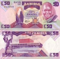 Billets Collection Zambie Pk N° 28 - 50 Kwacha - Sambia