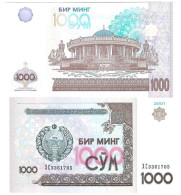 Ouzbekistan - Pk N° 82 - Billet De Banque De 1000 Sum - Uzbekistán