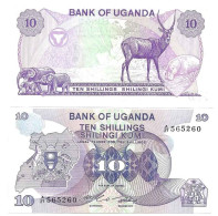 Ouganda - Pk N° 16 - Billet De Banque De 10 Shillings - Uganda