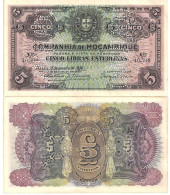 Mozambique - Pk N° 32 - Billet De Banque De 5 Escudos - Mozambico