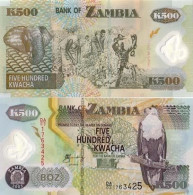 Billets Collection Zambie Pk N° 43 - 500 Kwacha - Sambia
