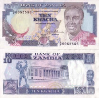 Billets Banque Zambie Pk N° 31 - 10 Kwacha - Sambia