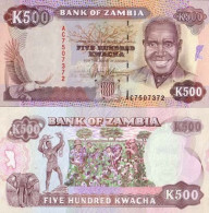 Billets Banque Zambie Pk N° 35 - 500 Kwacha - Sambia