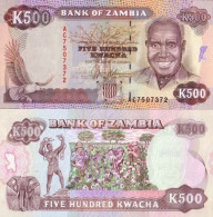 Billets Banque Zambie Pk N° 35 - 500 Kwacha - Zambie