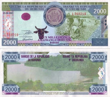 Burundi - Pk N°  41 - Billet De Banque De 2000 Francs - Burundi