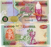 Billets Collection Zambie Pk N° 40 - 1000 Kwacha - Zambia