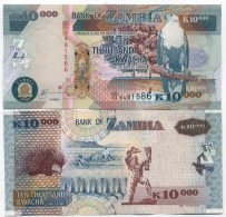 Billet De Banque Zambie Pk N° 46 - 10000 Kwacha - Zambie