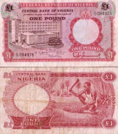 Nigeria - Pk N°   8 - Billet De Banque De 1 Pound - Nigeria